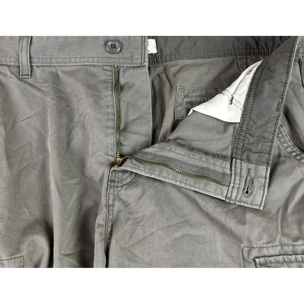 Levis‎ Signature 36 Gray Cargo Shorts Cotton Classic Outdoor Preppy Grunge y2k